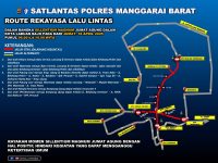 Proses Jalan Salib di Labuan Bajo; Polisi Atur Rekayasa Lalin 