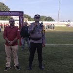 Polisi di Ende Sampaikan Pesan Kamtibmas dalam Pertandingan Bupati Ende Cup 2025