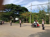 Pengaturan Lalin Dalam Kota, Polres Mabar Sebar Anggota di Berbagai Jalan di Labuan Bajo