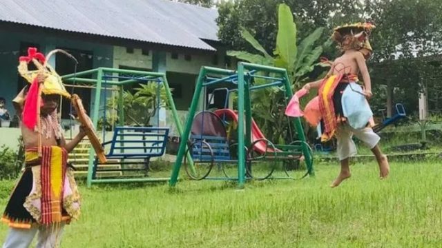 100 Siswa Labuan Bajo Siap Tampil Pertunjukan Caci Ramah Anak