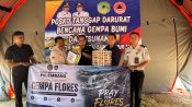 Kepala Imigrasi Labuan Bajo Serahkan Bantuan Titipan Imigrasi Palembang untuk Korban Gempa Flores